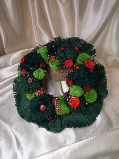 Pom Pom Wreaths
