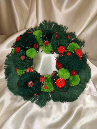 Pom Pom Wreaths